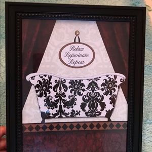 Bathroom Art Print Frame